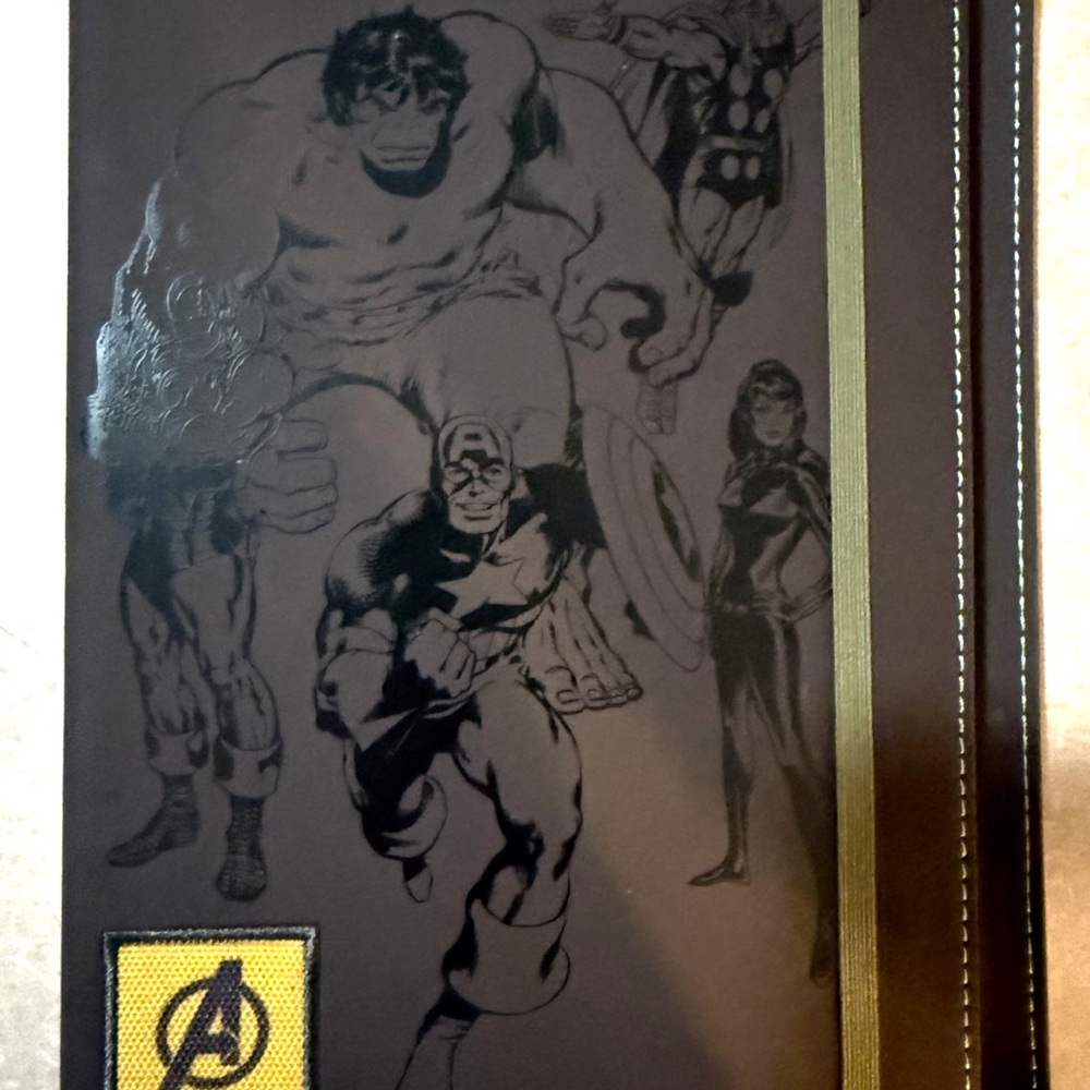Marvel Avengers Black and Gold Journal